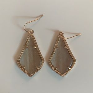 Kendra Scott Alex Earrings Gold Dusted Glass